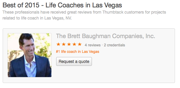 Life Coach Therapist Counsellor Psychologist Brett Baughman best of thumbtack 2015